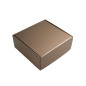 Muted Gold Square Gift Box for Cosmetic | 220 x 220 x 90 mm | Superbox Muted Gold Square Gift Box for Cosmetic | 220 x 220 x 90 mm | Superbox
