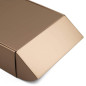 Muted Gold Square Gift Box for Cosmetic | 220 x 220 x 90 mm | Superbox Muted Gold Square Gift Box for Cosmetic | 220 x 220 x 90 mm | Superbox