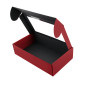 Red Gift Box with Window for Bottle| 340x195x85 | Superbox