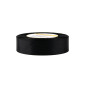 Black satin ribbon – glossy, 25 mm wide, 32 m roll