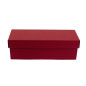 Horizontale Flip-Deckel rote Geschenkbox | 335x115x115 mm | Superbox