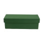 Horizontale Flip-Deckel grüne Geschenkbox | 335x115x115 mm | Superbox