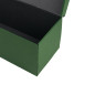 Horizontale Flip-Deckel grüne Geschenkbox | 335x115x115 mm | Superbox
