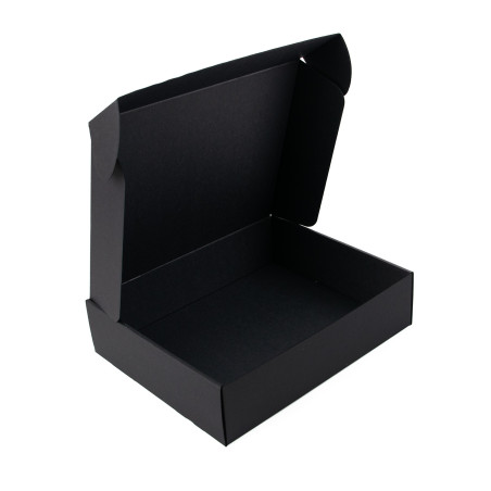 Schwarze Geschenkbox für 3 Flaschen