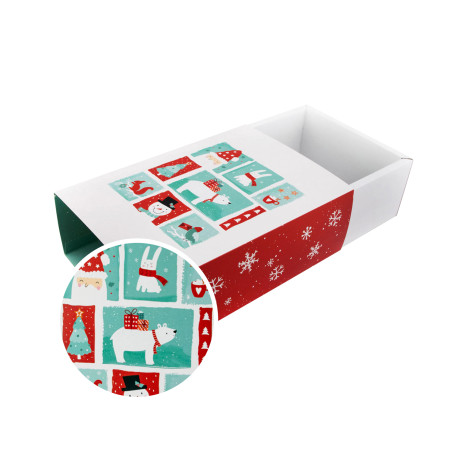Kindliche Weihnachtsgeschenkbox | 240x160x85 mm | Superbox