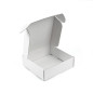 Weiße große quadratische Geschenkbox | 225x235x75 mm | Superbox