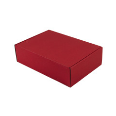 Leuchtend rote Geschenkschachtel im A4-Format | 305x215x85 mm