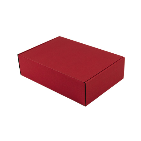 Leuchtend rote Geschenkschachtel im A4-Format | 305x215x85 mm