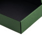 Grüne kleine Geschenkbox mit Fenster | 190x170x48 mm | Superbox