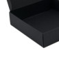 Schwarze quadratische Kartonschachtel | 110x110x30 mm | Superbox