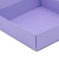 Fliederfarbene quadratische Kartonschachtel | 110x110x30 mm | Superbox