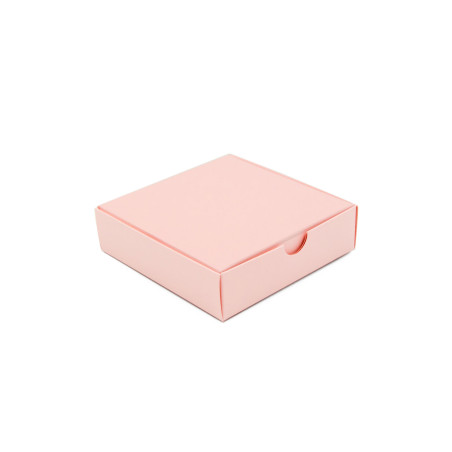 Rosa quadratische Kartonschachtel | 110x110x30 mm | Superbox