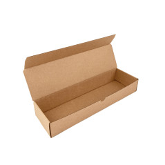 Kompakte braune Schnellfaltbox