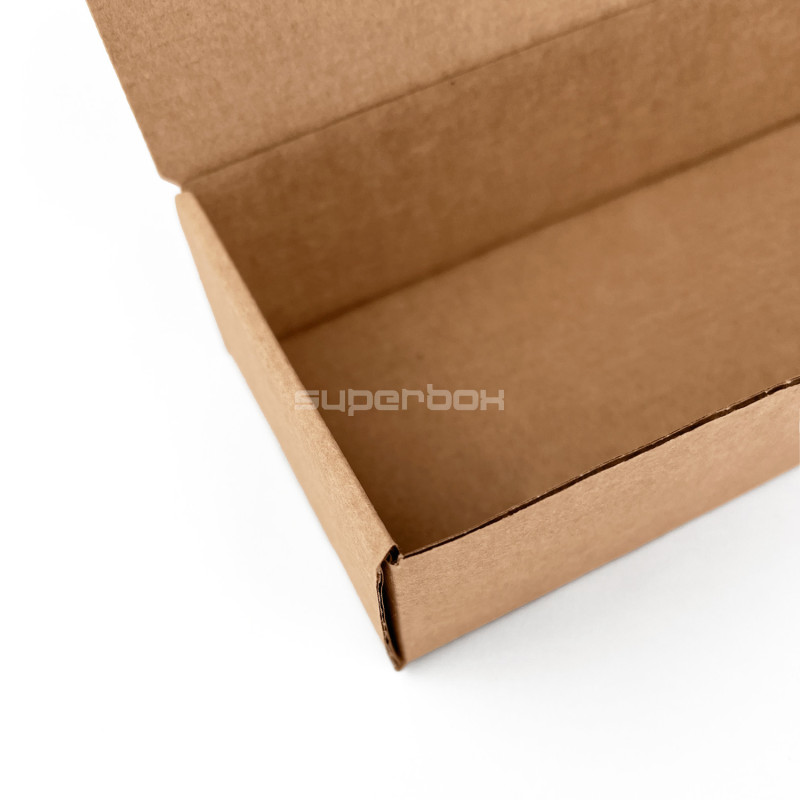 Kompakte braune Schnellfaltbox Kompakte braune Schnellfaltbox