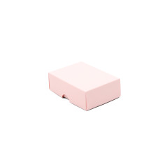 Pfirsichfarbene zweiteilige Karton-Geschenkbox | 95x70x30 mm