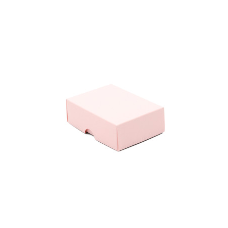 Pfirsichfarbene zweiteilige Karton-Geschenkbox | 95x70x30 mm