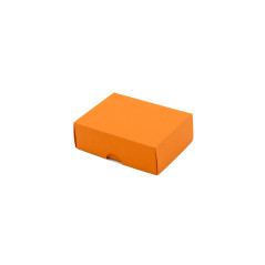 Orange zweiteilige Karton-Geschenkbox | 95x70x30 mm | Superbox
