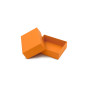 Orange zweiteilige Karton-Geschenkbox | 95x70x30 mm | Superbox