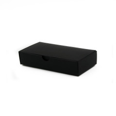 Schwarze längliche Kartonschachtel | 150x70x30 mm | Superbox