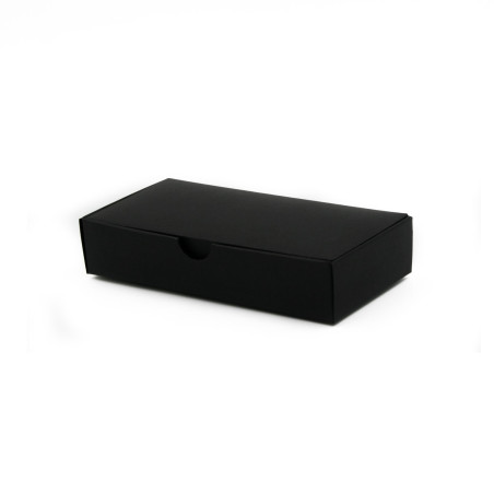 Schwarze längliche Kartonschachtel | 150x70x30 mm | Superbox
