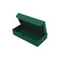 Dunkelgrüne Kartonschachtel für Schmuck | 150x70x30 mm | Superbox