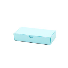 Hellblaue längliche Kartonschachtel | 150x70x30 mm | Superbox