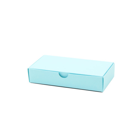 Hellblaue längliche Kartonschachtel | 150x70x30 mm | Superbox