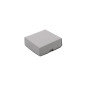 Graue Zweiteilige Quadratische Geschenkbox | 90x90x30 mm | Superbox