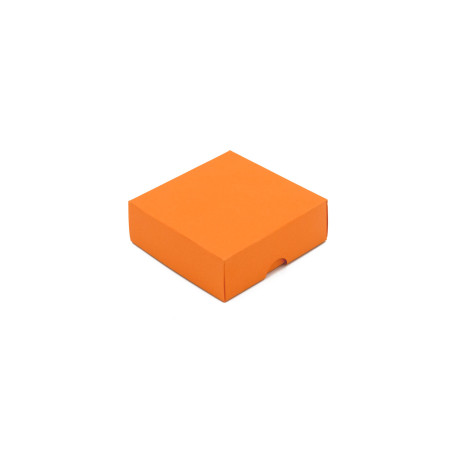 Zweiteilige Kleine Orange Schachtel | 90x90x30 mm | Superbox