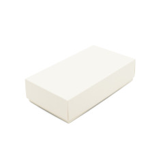 Cremige zweiteilige Box für Macarons | 200x110x50 mm | Superbox