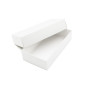 Weiße zweiteilige Kartonschachtel | 200x110x50 mm | Superbox