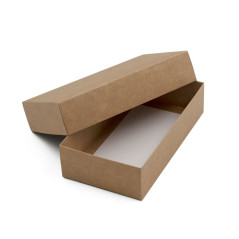 Braune zweiteilige Geschenkbox
