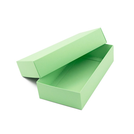 Hellgrüne zweiteilige Karton-Geschenkbox