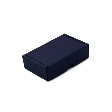 Kleine marineblaue Geschenkbox mit Schnellverschluss | 100x65x30 mm