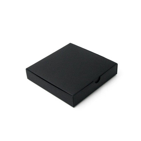 Schwarze Kartonschachtel | 150x150x30 mm | Superbox