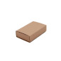 Braune Kleine Schiebeschachtel aus Karton | 97x62x23 mm | Superbox