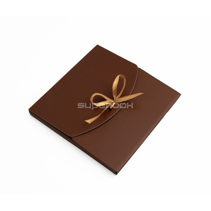 Small Dark Brown Envelope | 155x155x10 mm | Superbox