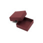 Burgundy Small Square Gift Box