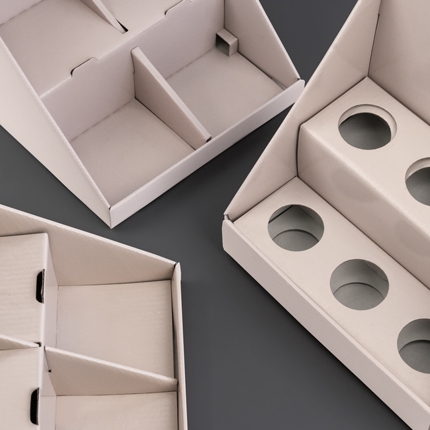 POS-Displays aus Karton für die Produktausstellung am Point of Sale