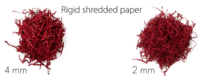 Vergleich von 4 mm und 2 mm starren Papierstreuungen